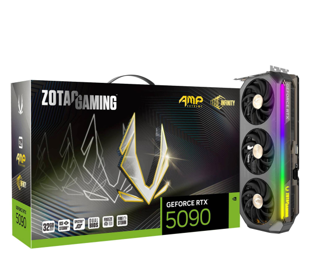 Zotac GeForce RTX 5090 AMP Extreme Infinity 32GB GDDR7 DLSS4 - 1309823 - zdjęcie